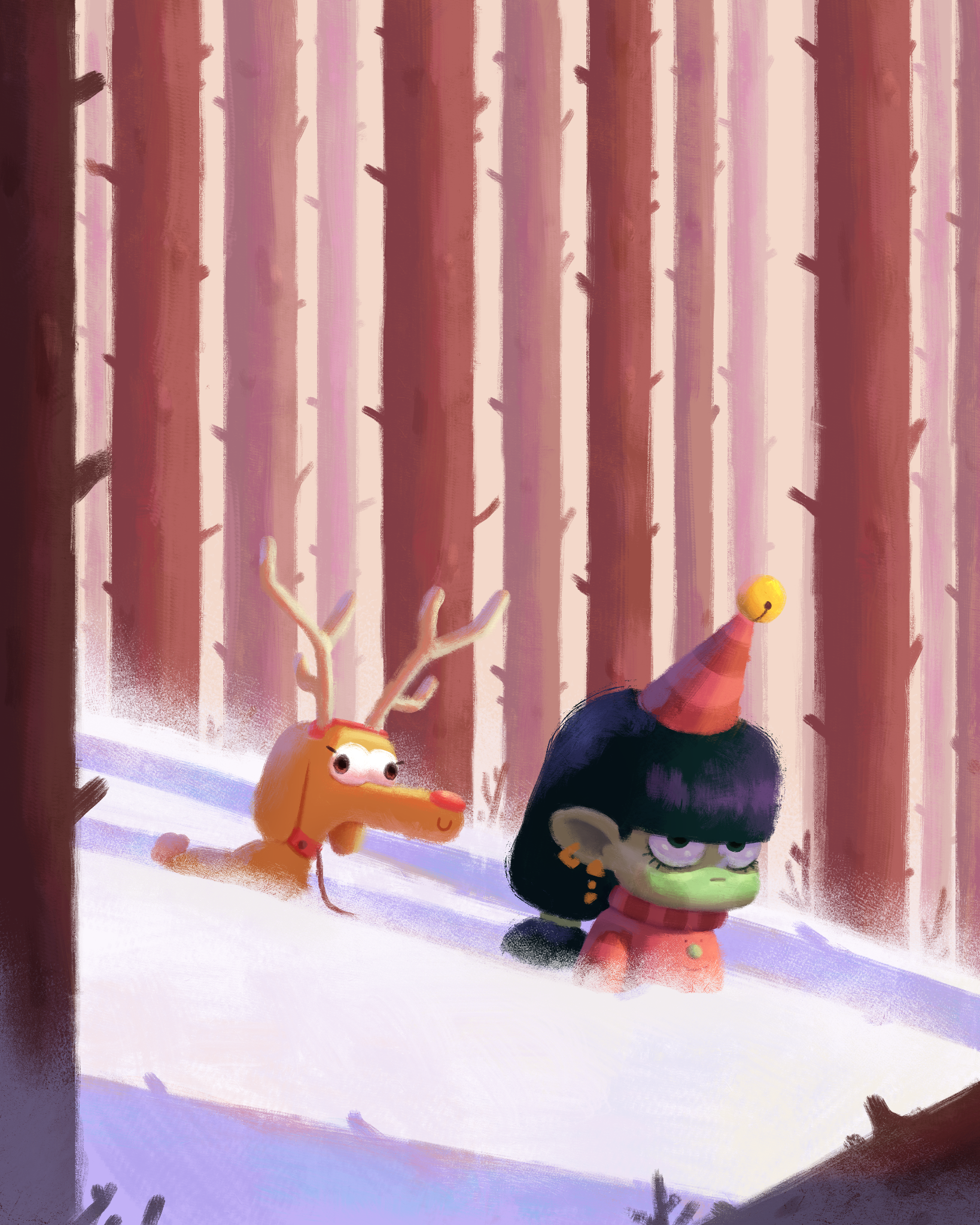 Character design da Julia Albertina